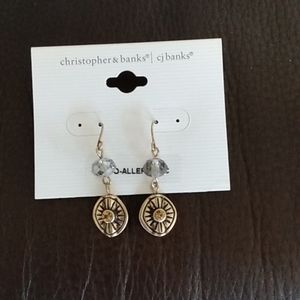 Christopher& banks earrings,pierced